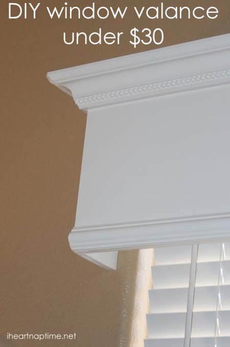 Do you recognize the crown molding? It’s the same kind we used in 