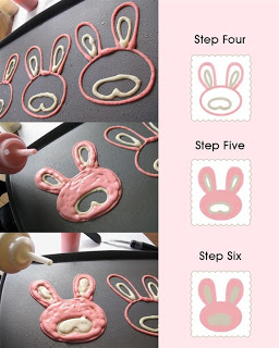 Bunny pancakes by Jenni Price on iheartnaptime.net ...these would be so fun for Easter!