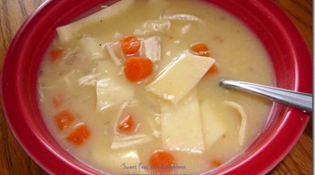 Homemade chicken noodle soup. Comfort food at it's finest!