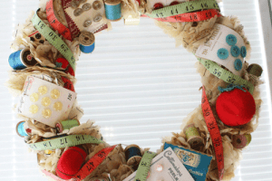 button wreath button wreath