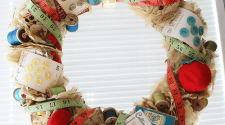 button wreath