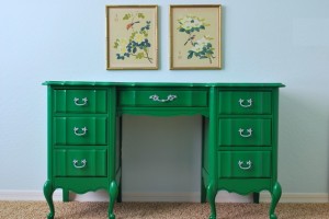 green dresser