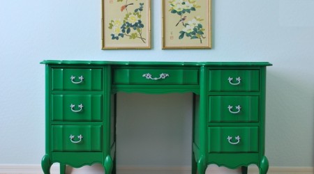 green dresser