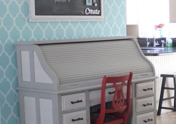 how to stencil a wall