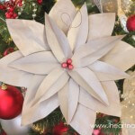 DIY Poinsettia Flower on iheartnaptime.net