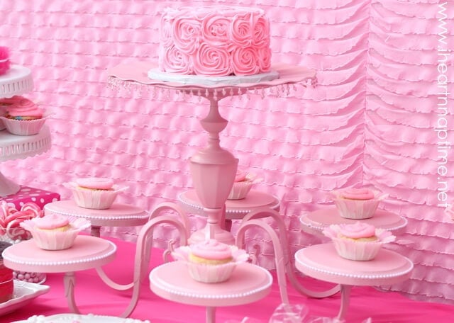 diycakestandjpg This chandelier cake stand added the PERFECT touch to the 