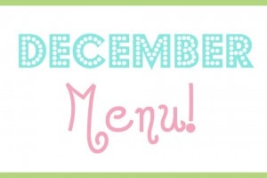 december menu december menu