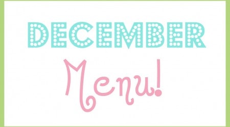 december menu