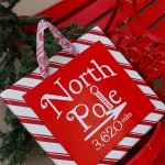 north pole sign
