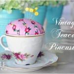 tea cup pincushion