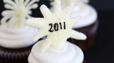 new years cupcake