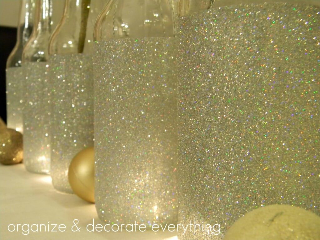Glitter Glass Bottle Crafts
