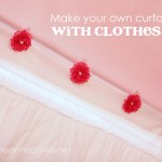 how to make a curtain rod