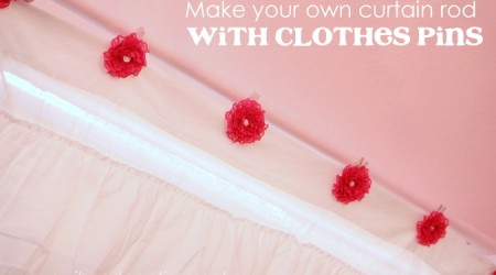 how to make a curtain rod