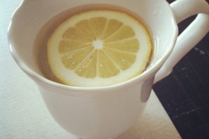hot lemon water hot lemon water
