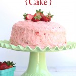 fresh strawberry cake