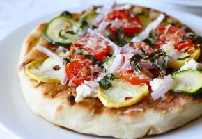 grilled pizza