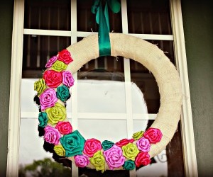 rosette wreath