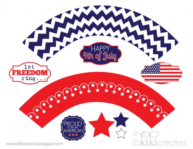 Fourth of July printables on I Heart Nap Time