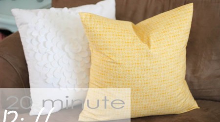 how to sew a pillow