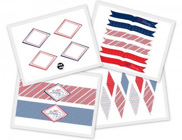 Fourth of July printables on I Heart Nap Time