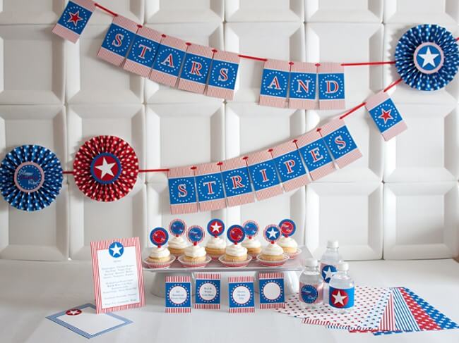 Fourth of July printables on I Heart Nap Time