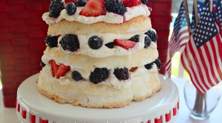 lemon berry cake