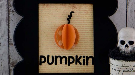 framed pumpkin