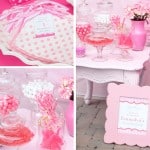 Cutest pink candy bar station via iheartnaptime.net