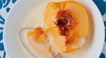 Brûléed peach dessert on iheartnaptime.net . These look absolutely delicious!