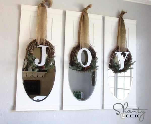 #DIY Joy wreaths for #Christmas on iheartnaptime.net by Shanty2Chic