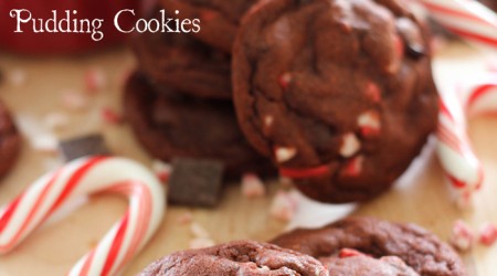 Chocolate Chunk Peppermint Pudding #Cookies by Chef In Training on iheartnaptime.net