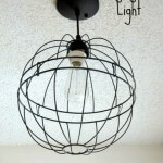 DIY Hanging Orb Light