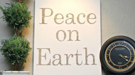 #DIY #Glitter Canvas Art by Classy Clutter on iheartnaptime.net