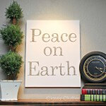 #DIY #Glitter Canvas Art by Classy Clutter on iheartnaptime.net