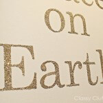 #DIY #Glitter Canvas Art by Classy Clutter on iheartnaptime.net