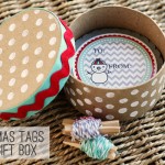 #Chirstmas Tags and box by eighteen25 on iheartnaptime.net