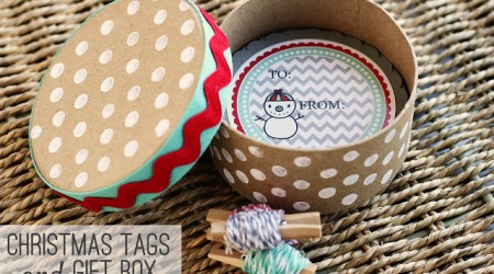 #Chirstmas Tags and box by eighteen25 on iheartnaptime.net