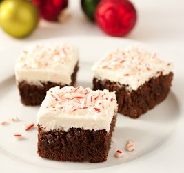 #Peppermint Brownies with Peppermint Buttercream Frosting by Cooking Classy on iheartnaptime.net