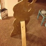 #DIY yard Christmas nativity set by All Things Thrifty on iheartnaptime.net