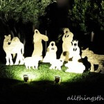 #DIY yard Christmas nativity set by All Things Thrifty on iheartnaptime.net