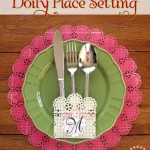 doily place setting