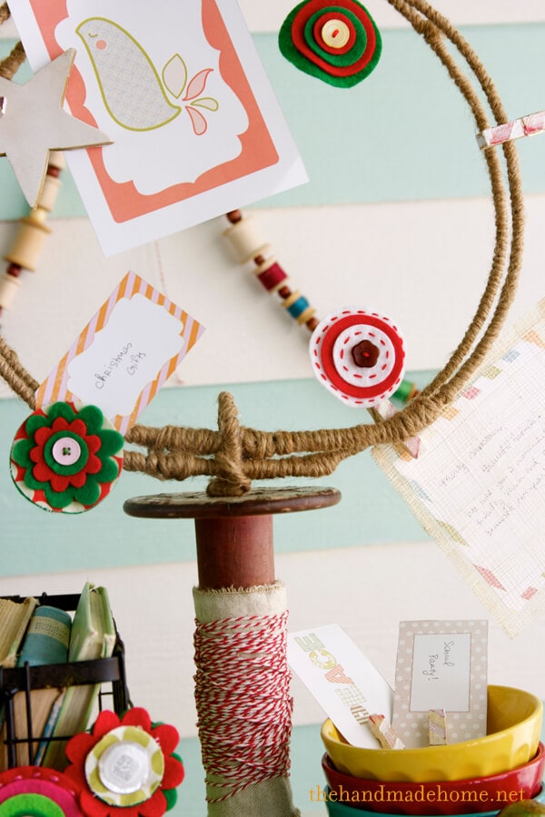 #DIY #Christmas Card Organizer by The Handmade Home on iheartnaptime.net