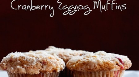 #Crumb Topped Cranberry Eggnog Muffins by Inspired By Charm on iheartnaptime.net