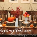 thanksgiving table decor