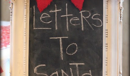 #DIY frosted tree branches and letters to santa by Bridgywidgey on iheartnaptime.net