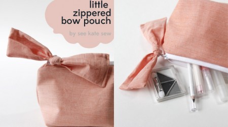 Zipper bow #pouch #pattern by see kate sew on iheartnaptime.net