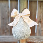 German-Glass-Glitter-Pear-Ornament