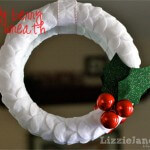 Holly Berry Felt Wreath