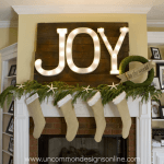 Joy to the world mantel